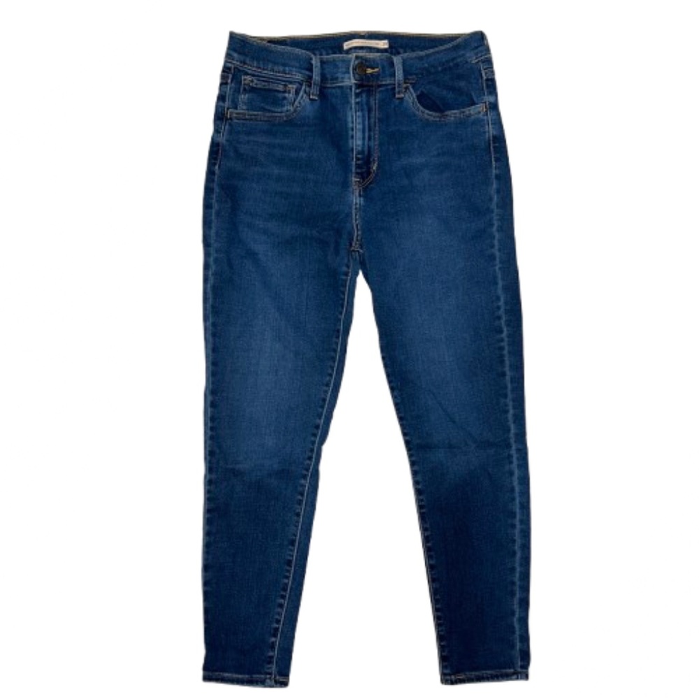 Levi's 720 HIGH RISE SUPER SKINNY CROP WOMEN'S JEANS blue